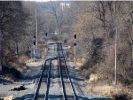 CSX Philly Sub from the Chichester Ave. overpass